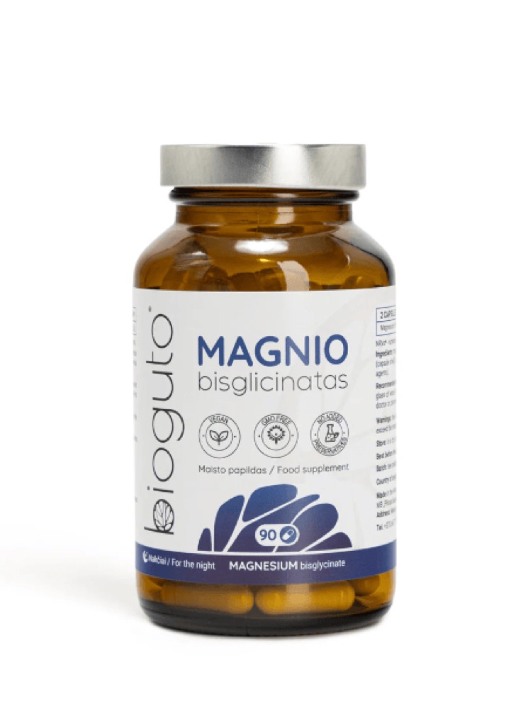 Bioguto Magnio bisglicinatas 90 kaps.