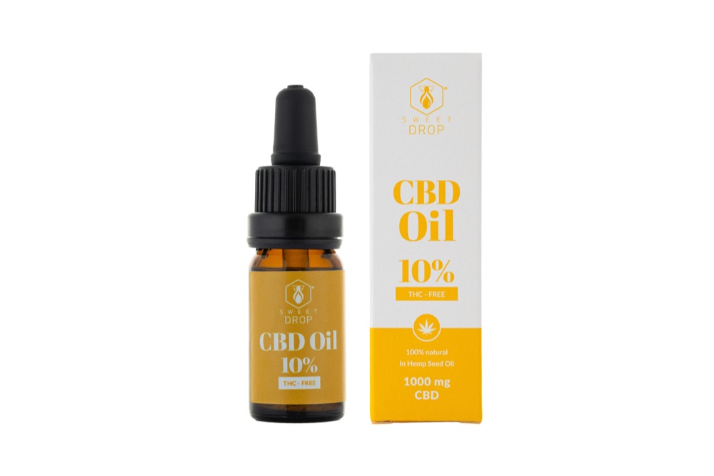 Sweet Drop 10% CBD aliejus 1000 mg, 10 ml