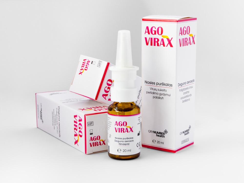 Agovirax Nosies Purškalas 20 ml