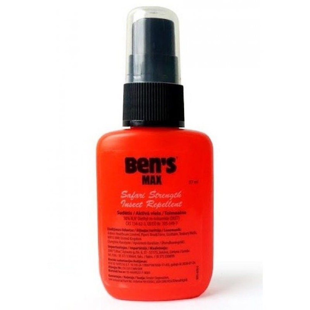 BEN’S MAX Repelentas nuo uodų 37 ML