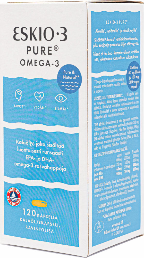 ESKIO-3 Pure Kapsulės, N120