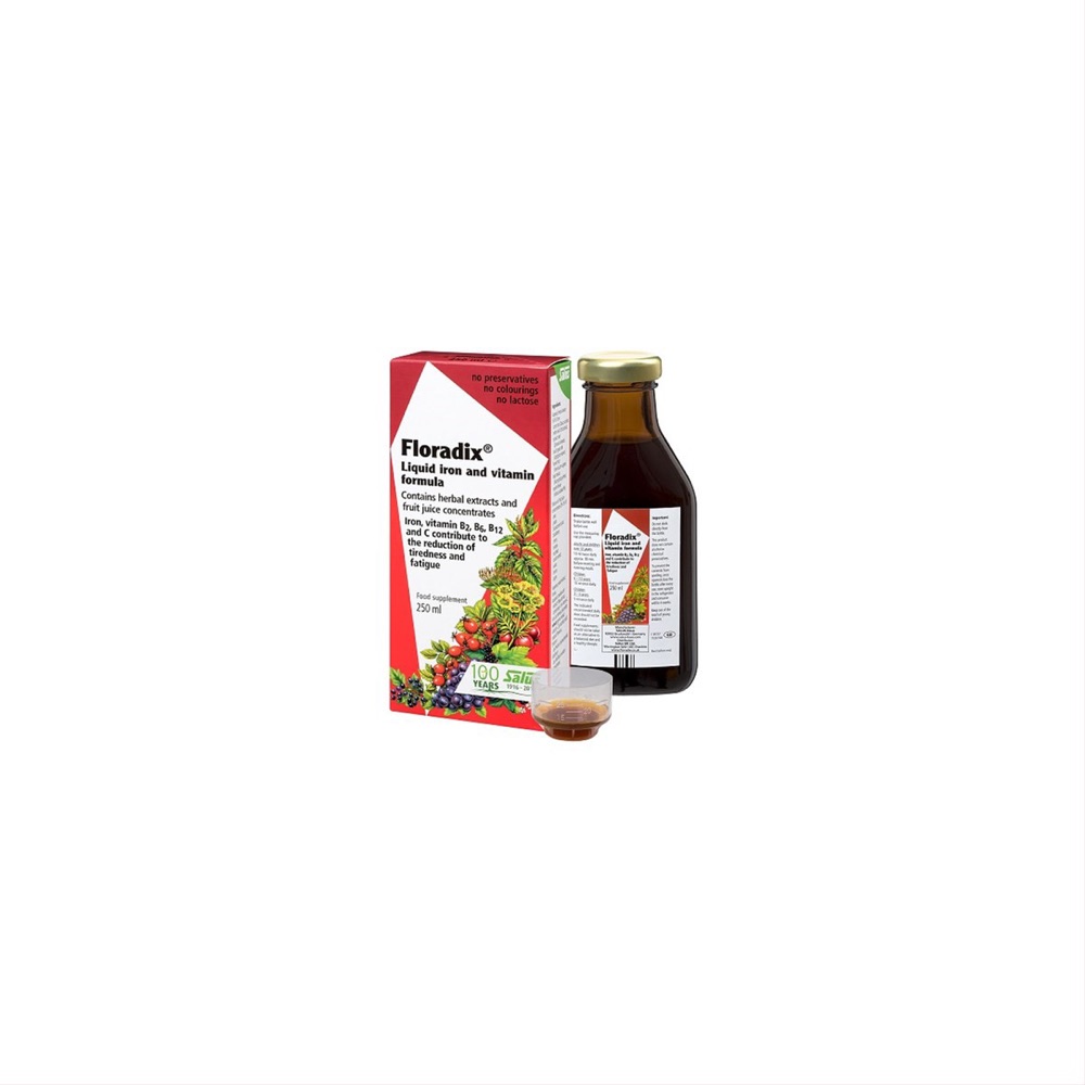 Floradix Skystosios Geležies Formulė, 250 ml