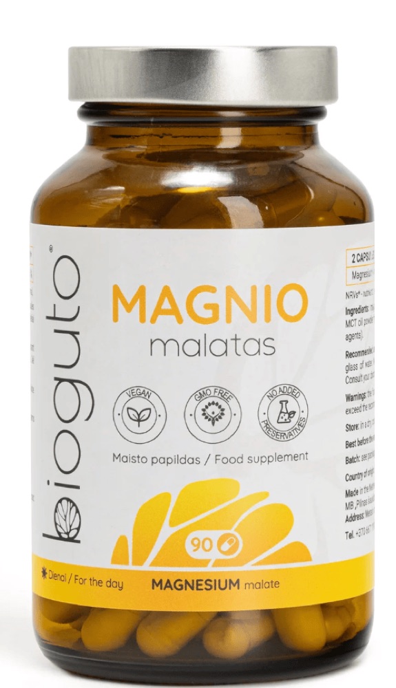 Bioguto Magnio malatas 90 kaps.